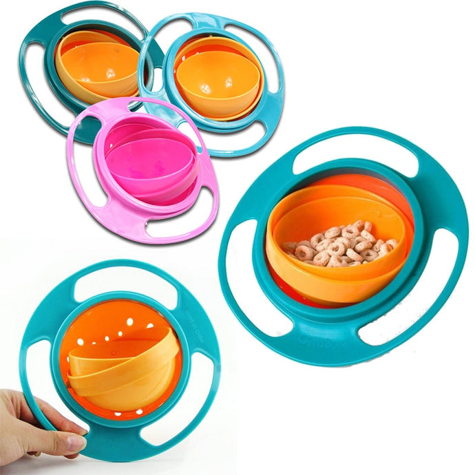 Magic Baby Bowl 360 rotate spill proof infant bowl